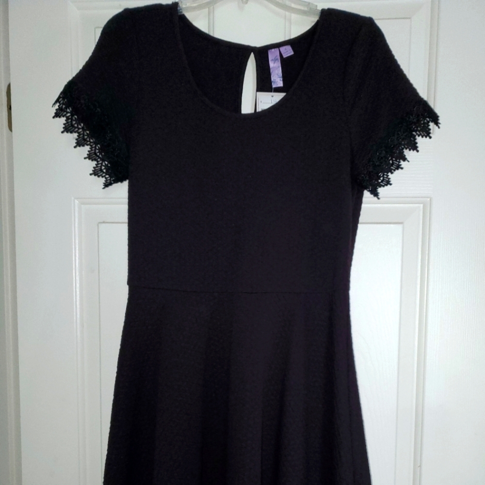 Black Dress with lace detail